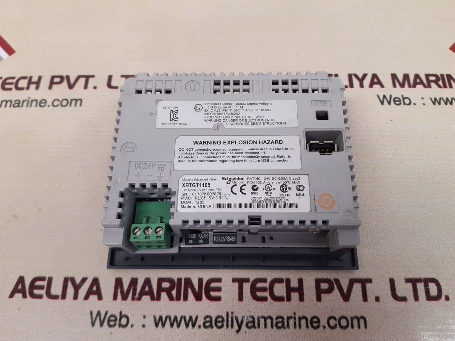 Schneider xbtgt1105 3.8''mono touch panel stn pv: 01  rl: 06  sv:3.0