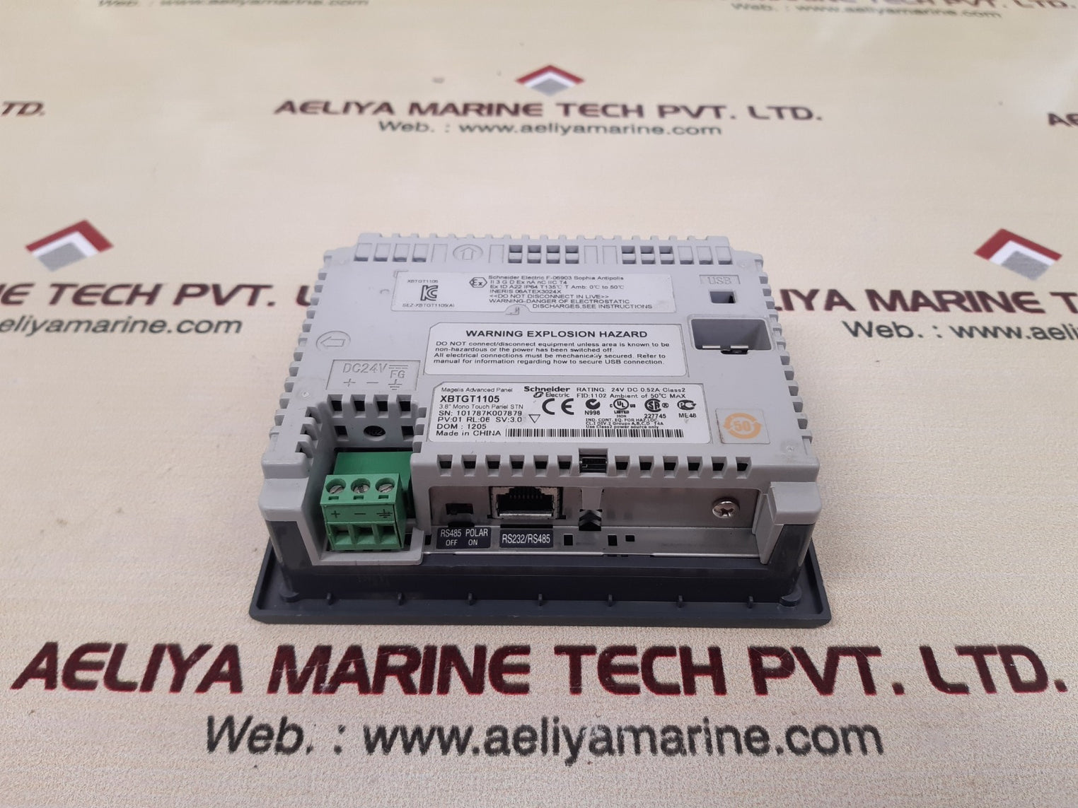 Schneider xbtgt1105 3.8''mono touch panel stn pv: 01  rl: 06  sv:3.0