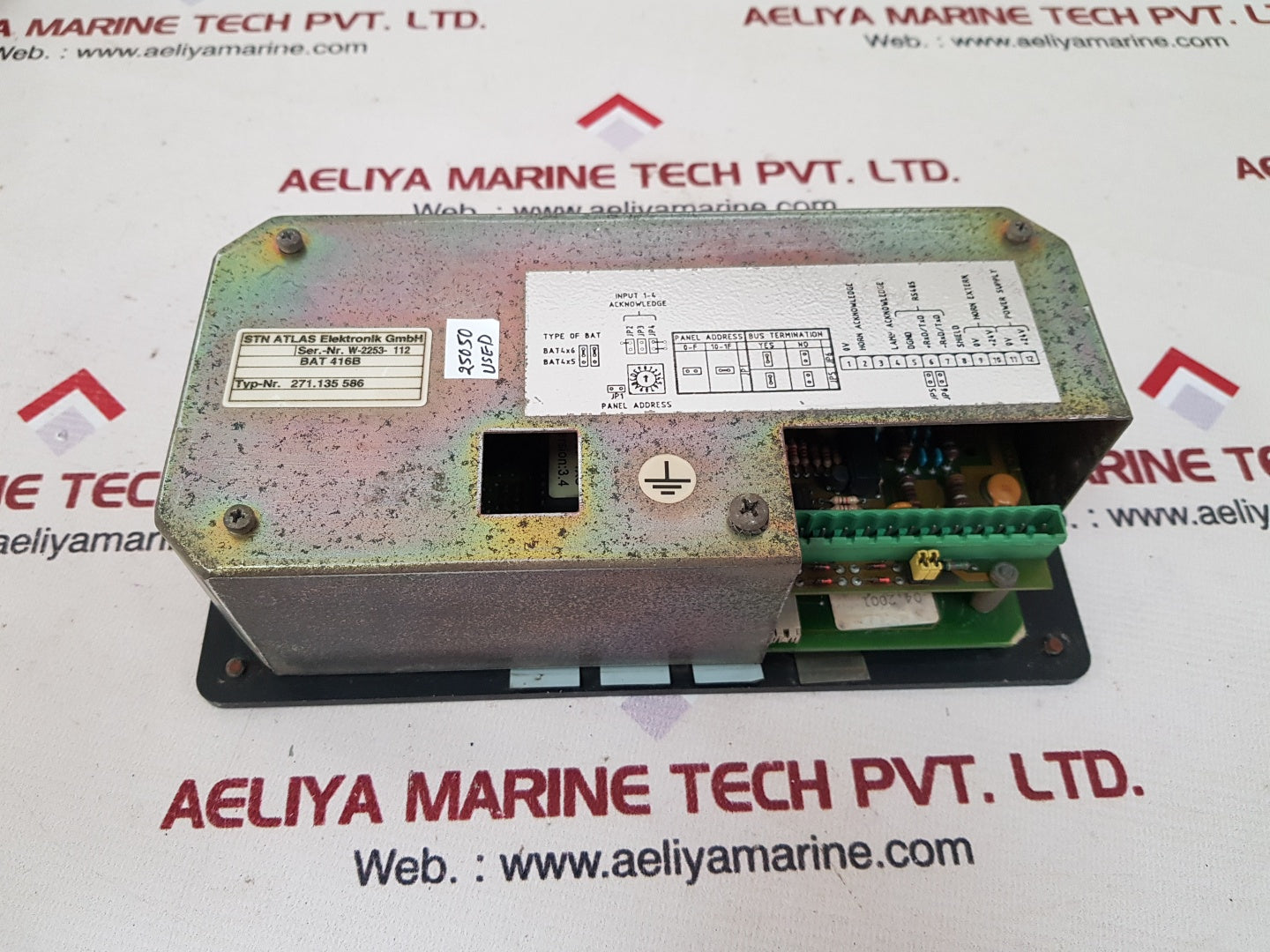 Sam electronics bat 416b  fire alarm control display 271.135 586