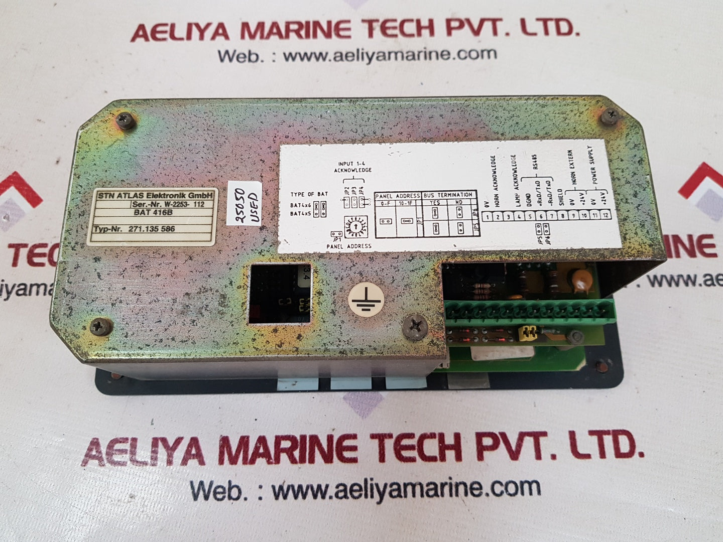 Sam electronics bat 416b  fire alarm control display 271.135 586