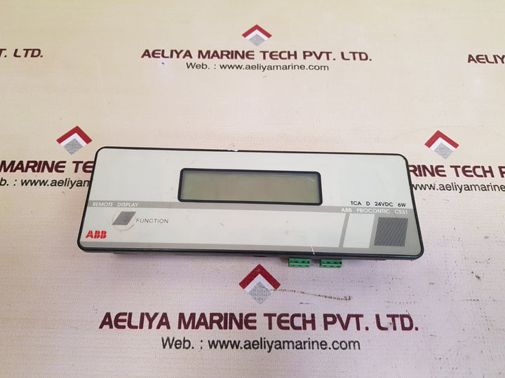Abb procontic cs31 remote display