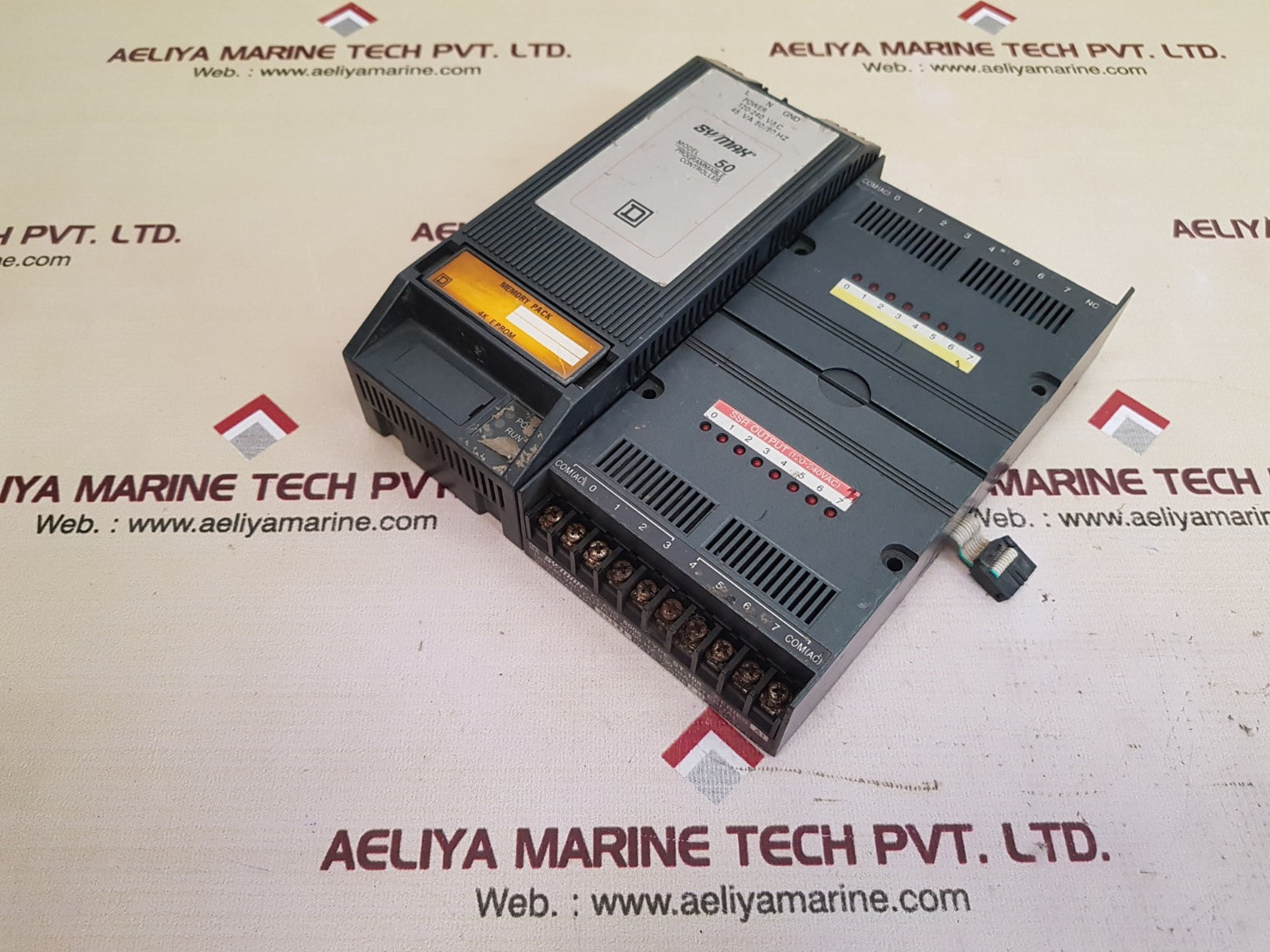 Square d cp-50plc unit with an-108 input module st-108 output module 