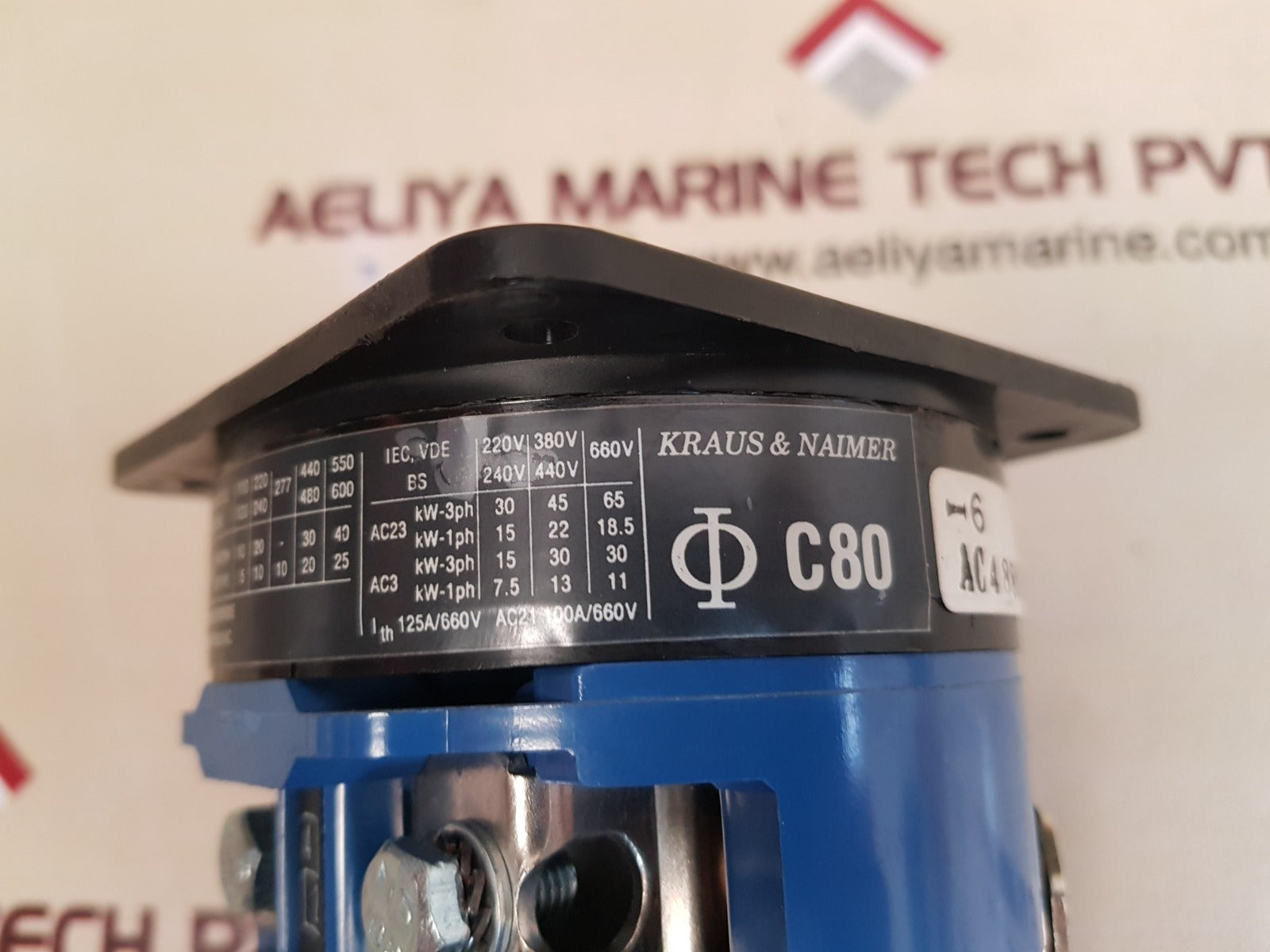 Kraus & naimer c80 rotary switch 100a 380v  80a 660v