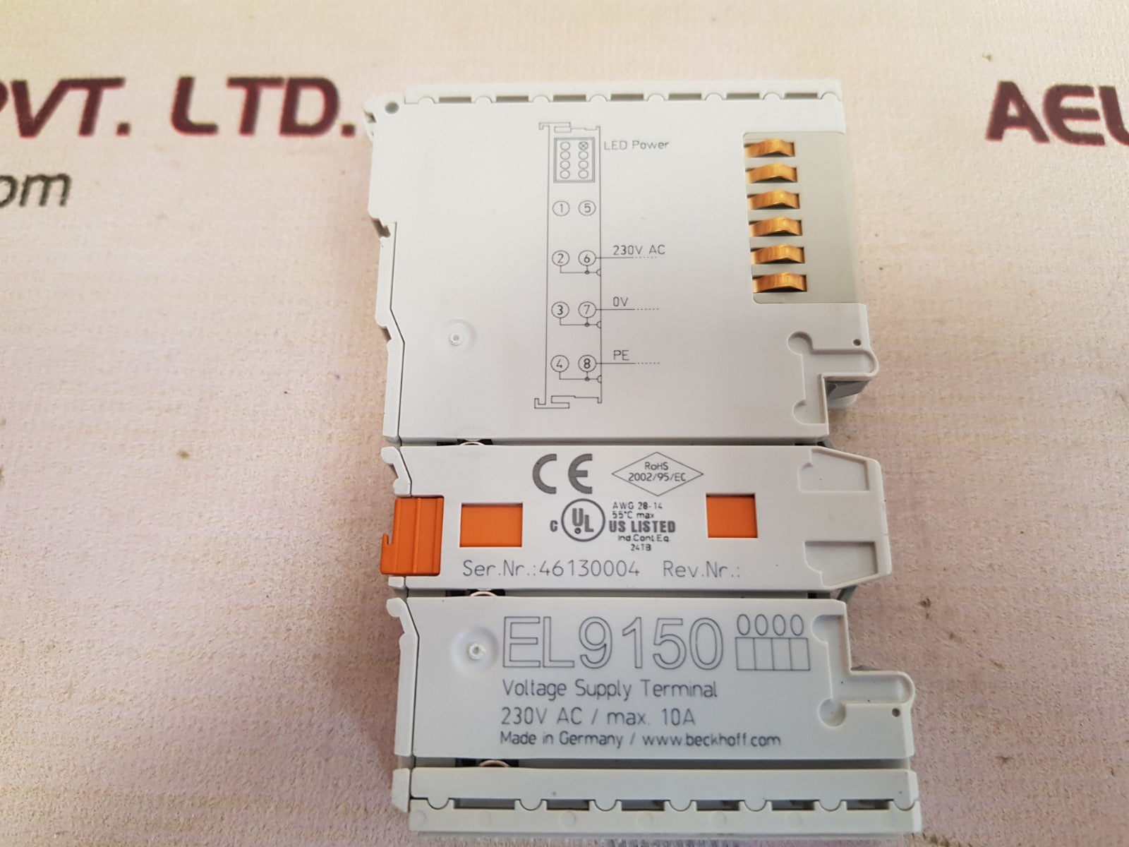 Beckhoff el9150 voltage supply terminal