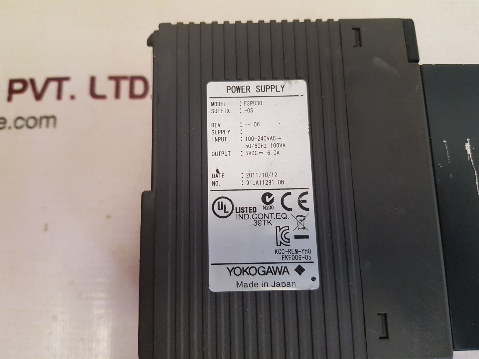 Yokogawa f3pu30-0s power supply 100va
