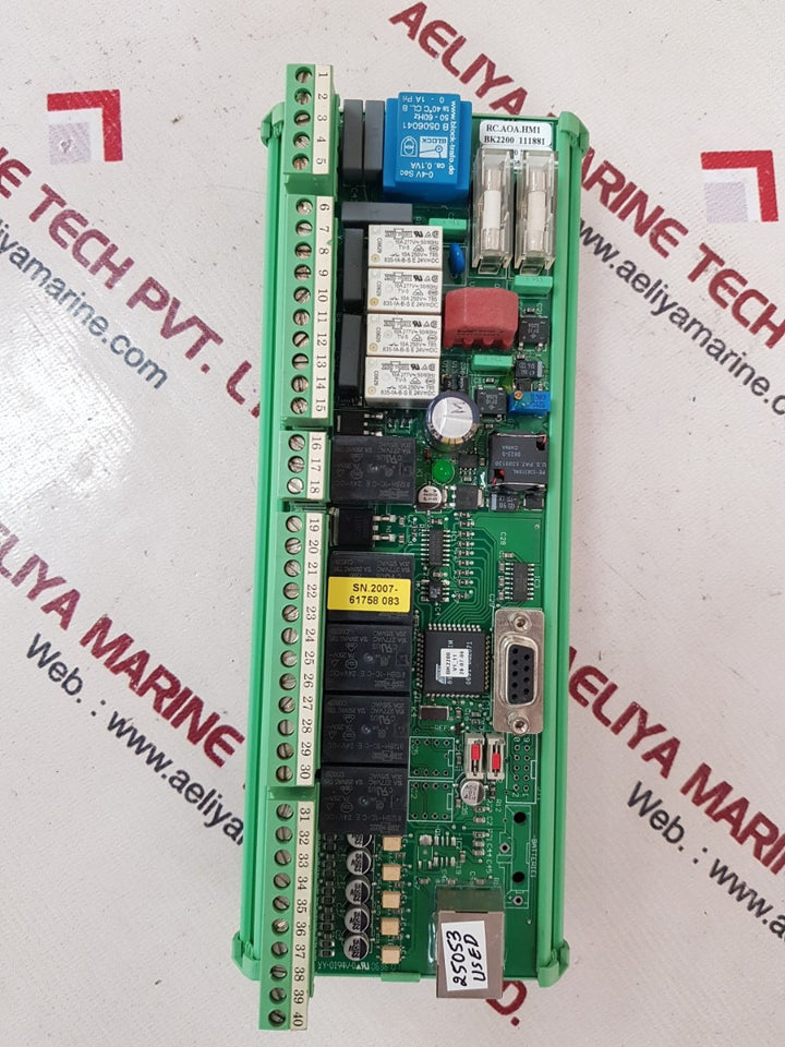 Bollfilter bk2200 main mainboard for protection system