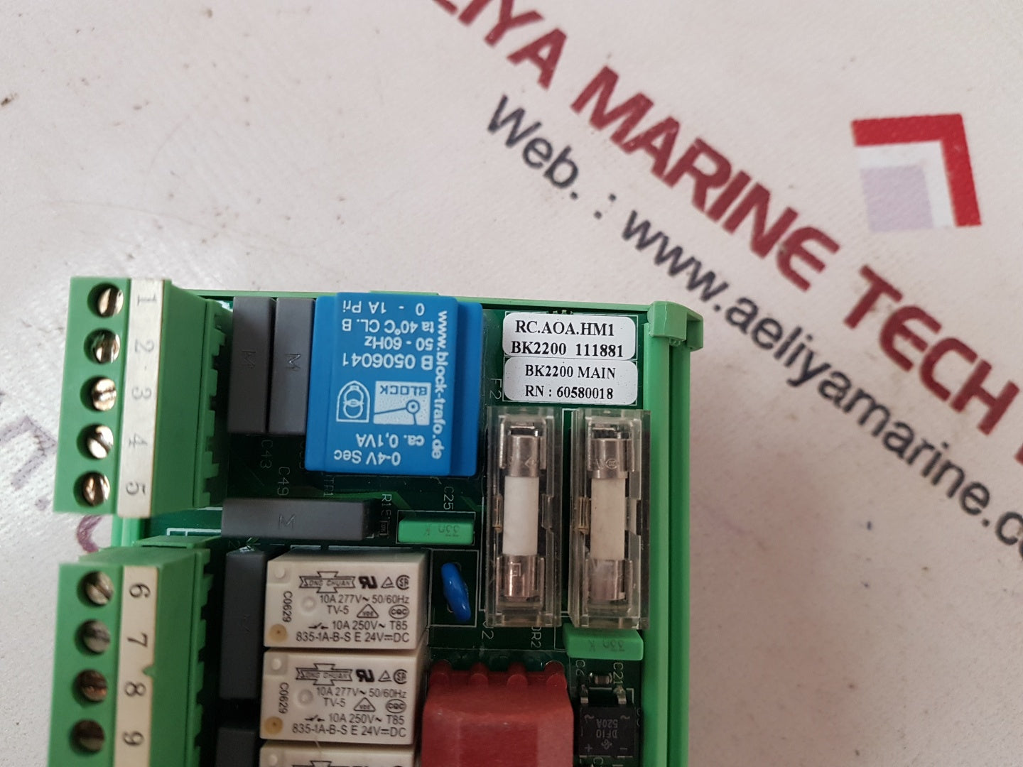 Bollfilter bk2200 main mainboard for protection system