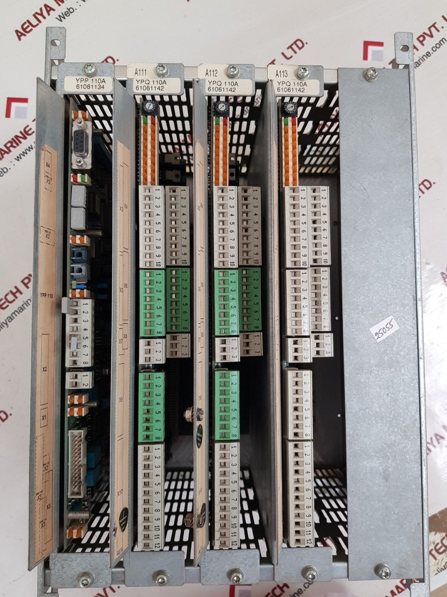 Abb drives cdcmek 5, ypq 110a 61061142, ypp 110a 61061134 plc module rack