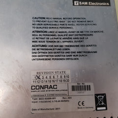Sam electronics 6022-sd006-001 conrac display 
