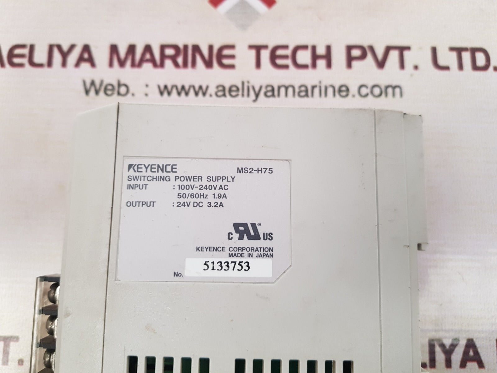 Keyence ms2-h75 3.2a switching power supply