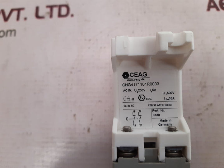 Ceag ghg4171101r0003 push button 