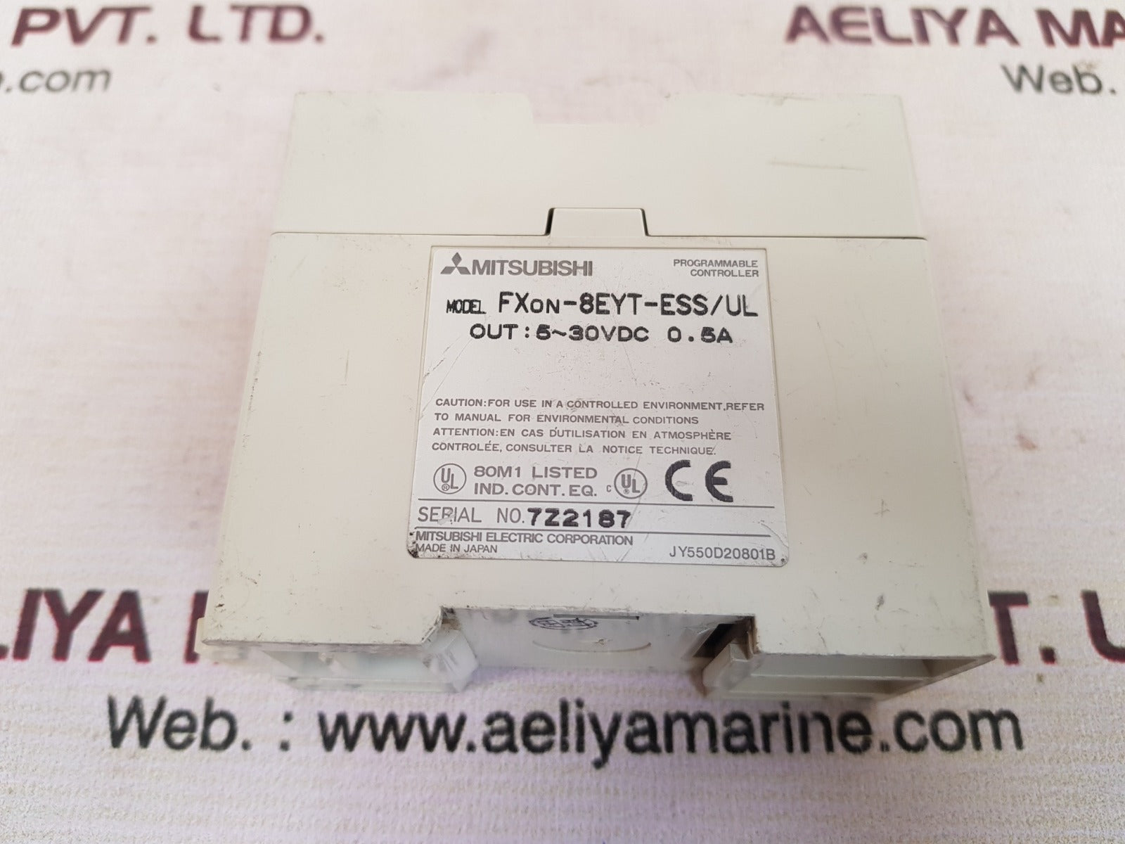 Mitsubishi fxon-8eyt-ess/ul programmable controller 0.5a