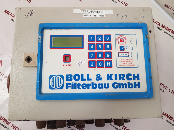 Boll & kirch mcs 2000 bollfilter electronic control unit 6.61.07 z35166 
