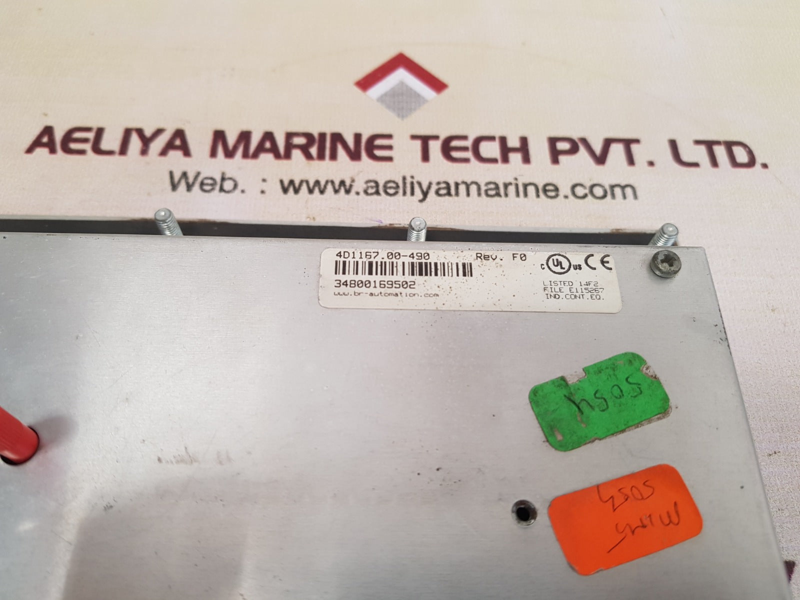 B&r 4d1167.00-490 Operation Interface Panelware – Aeliya Marine Tech