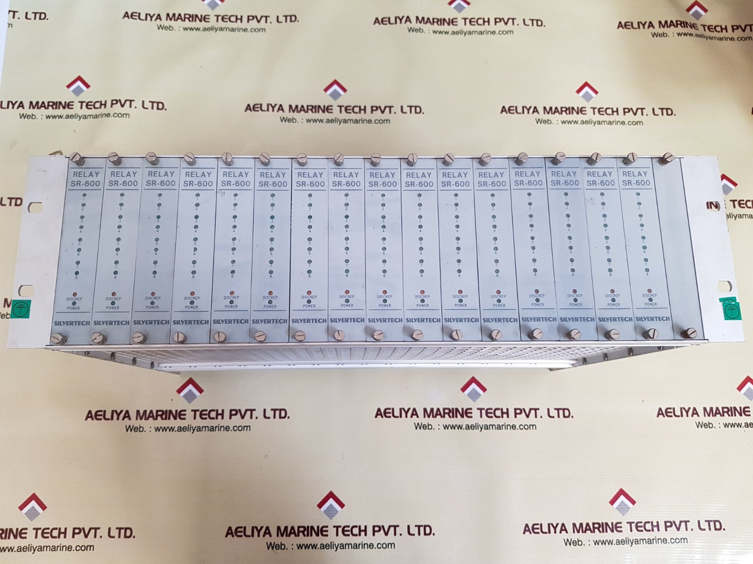 Silvertech relay sr-600 control panel rack p058/dd/101 iss 2