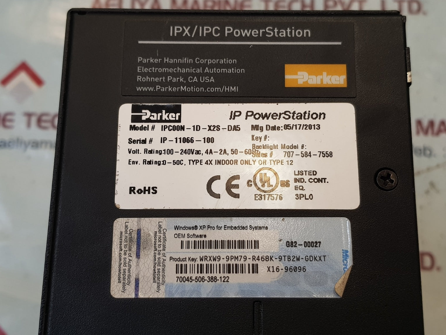 Parker ipc00n-1d-x2s-da5 ip power station