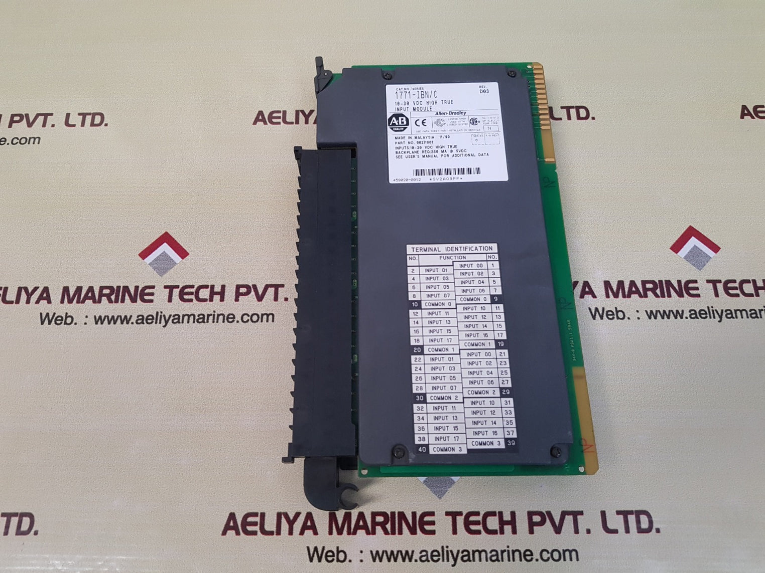 Allen bradley 1771-ibn/c 10-30 vdc high true input module