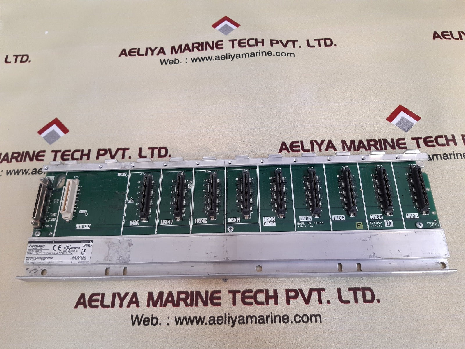 Mitsubishi q38db melsec-q base unit – Aeliya Marine Tech®