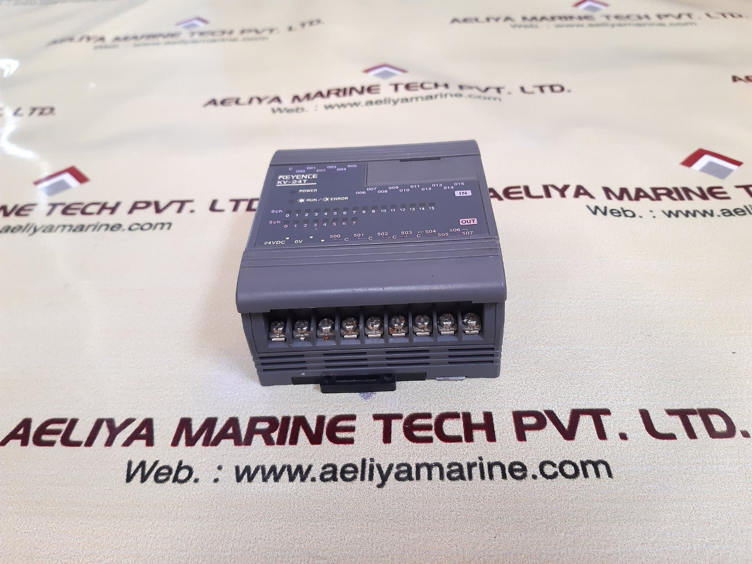 Keyence kv-24t plc base unit 24vdc