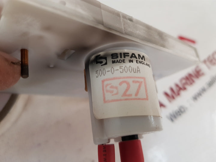 Sifam 500-0-500ua meter