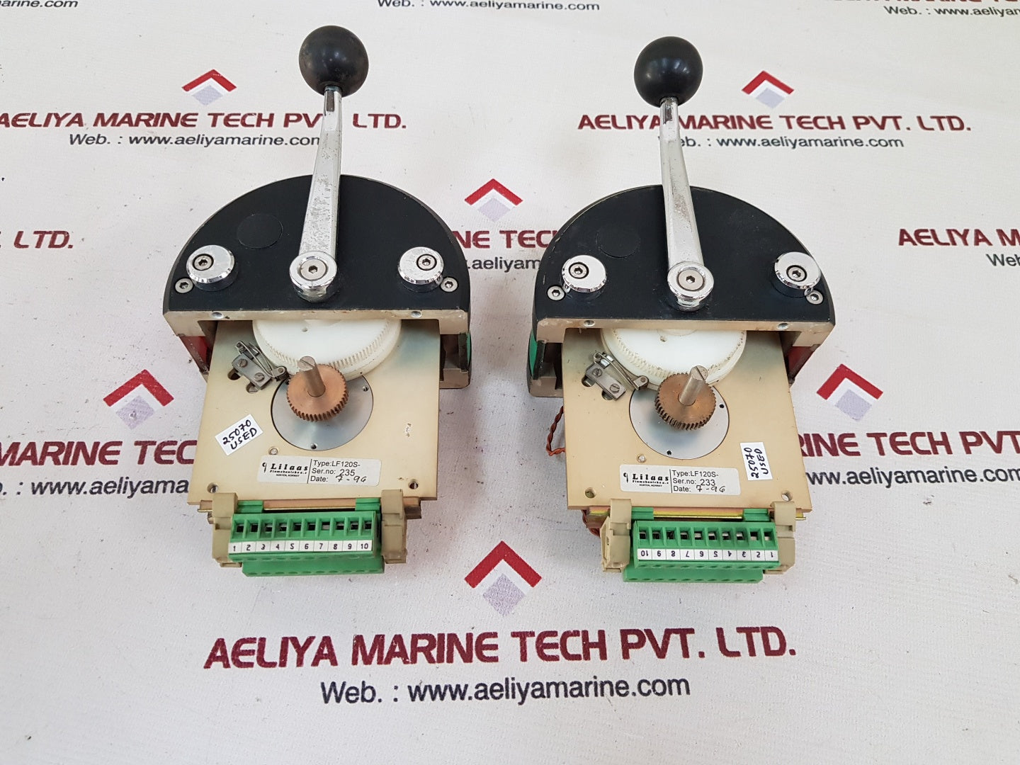 Lilaas lf120s engine control lever