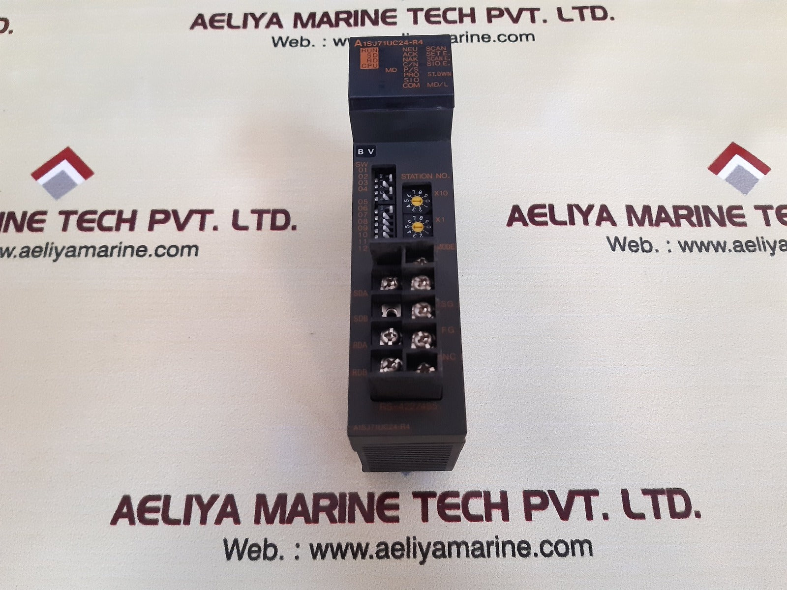 Mitsubishi a1sj71uc24-r4 rs-422/rs-485 unit