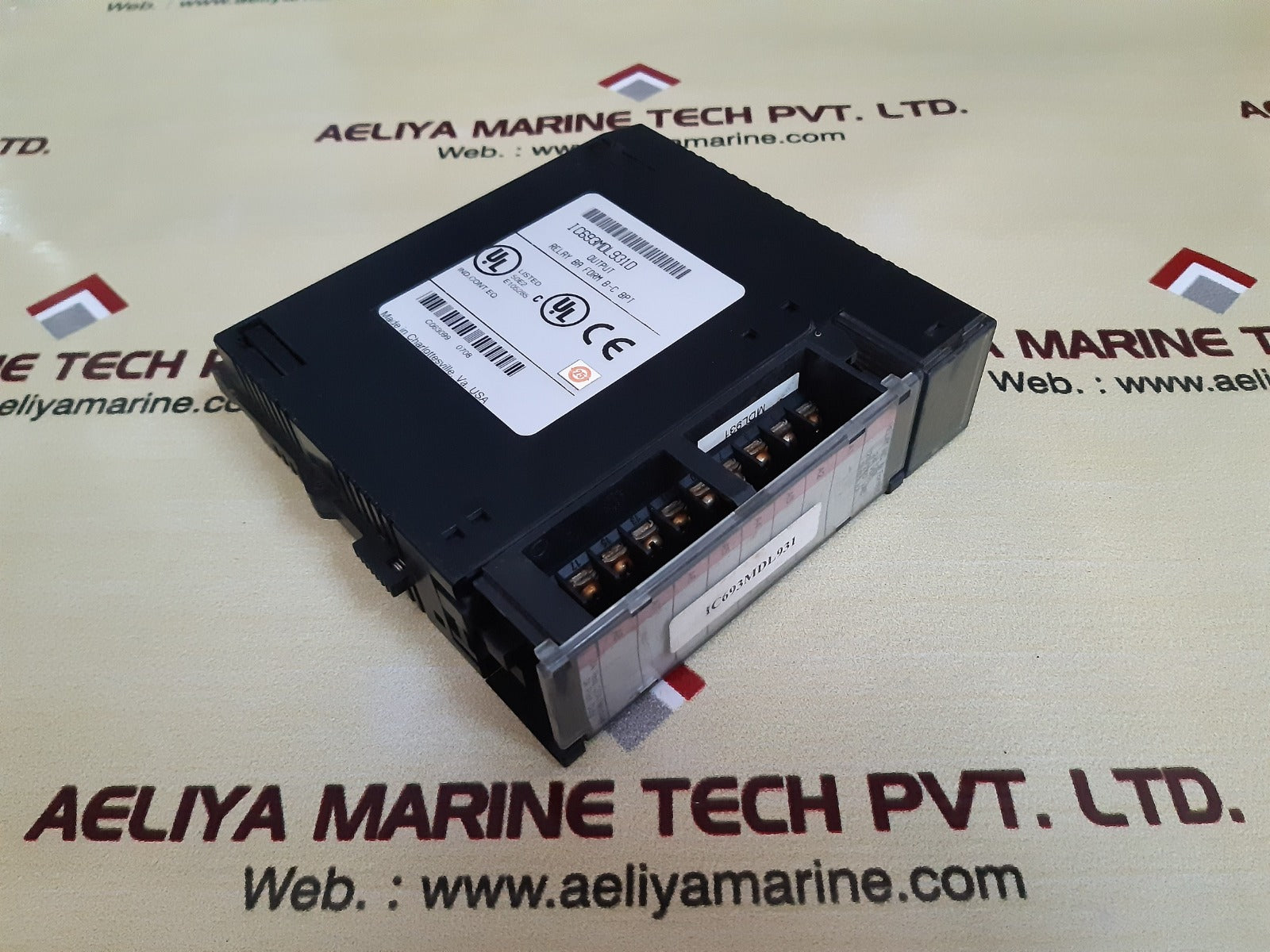 Ge ic693mdl931d output relay 8a form b-c 8pt