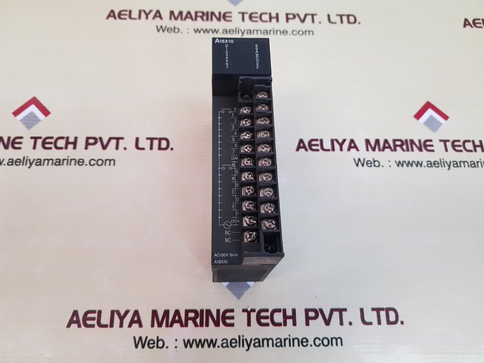 Mitsubishi a1sx10 programmable controller module ac100v 6ma