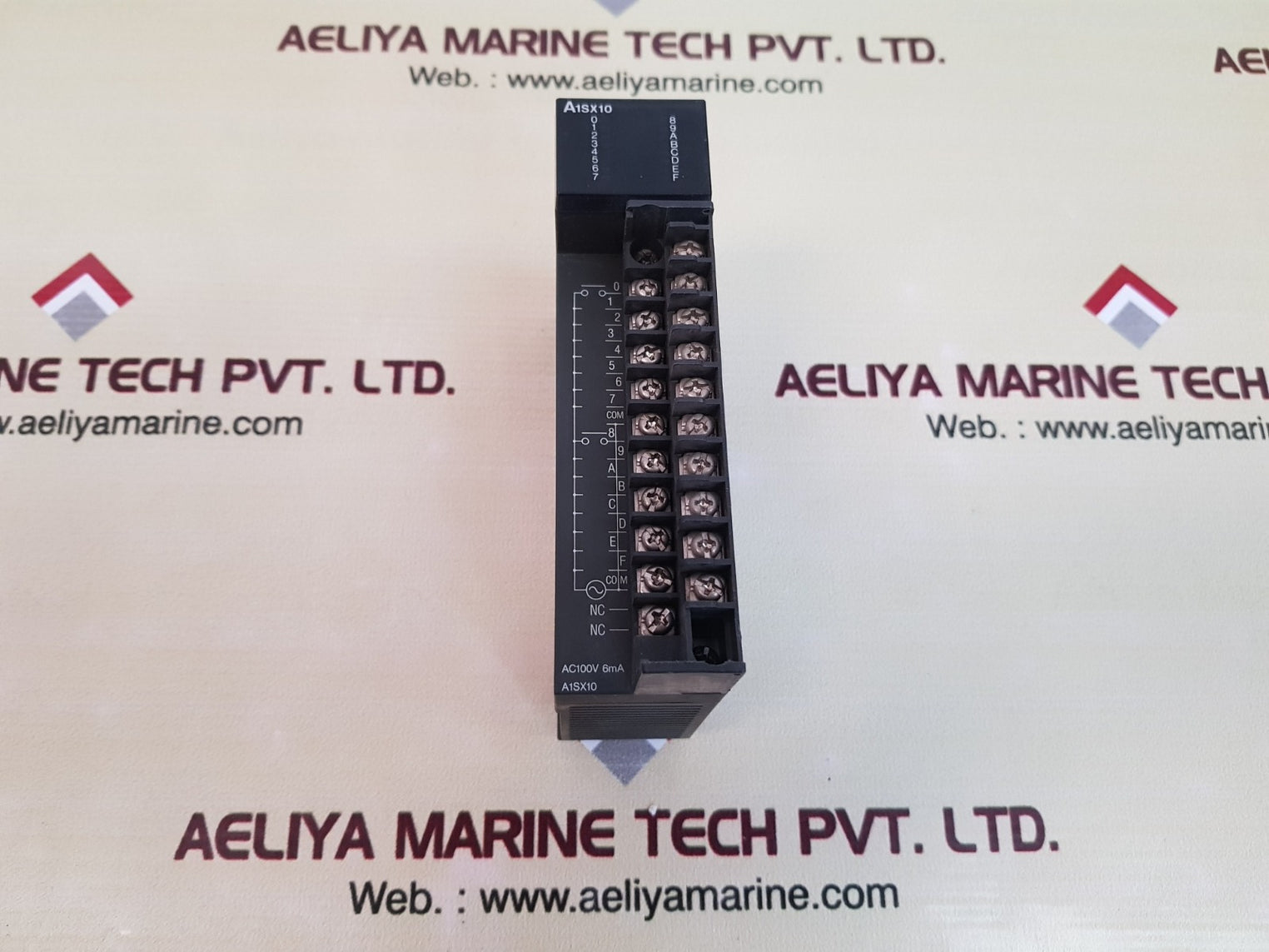 Mitsubishi a1sx10 programmable controller module ac100v 6ma