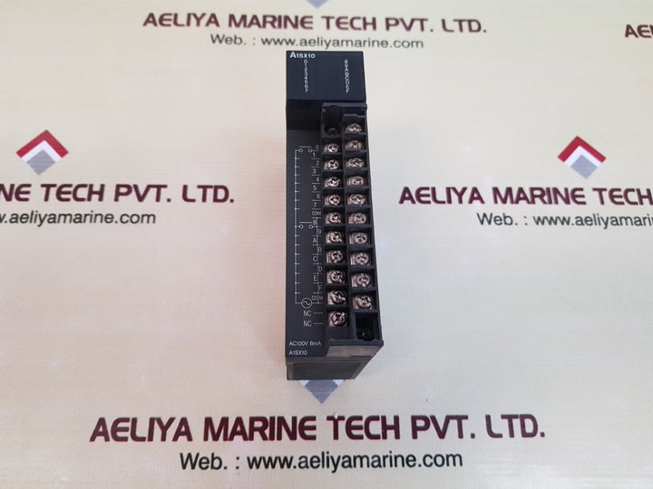 Mitsubishi a1sx10 programmable controller module ac100v 6ma