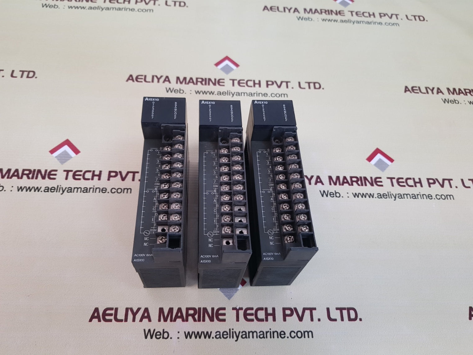 Mitsubishi a1sx10 programmable controller module ac100v 6ma