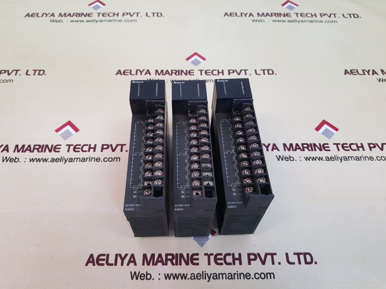 Mitsubishi a1sx10 programmable controller module ac100v 6ma