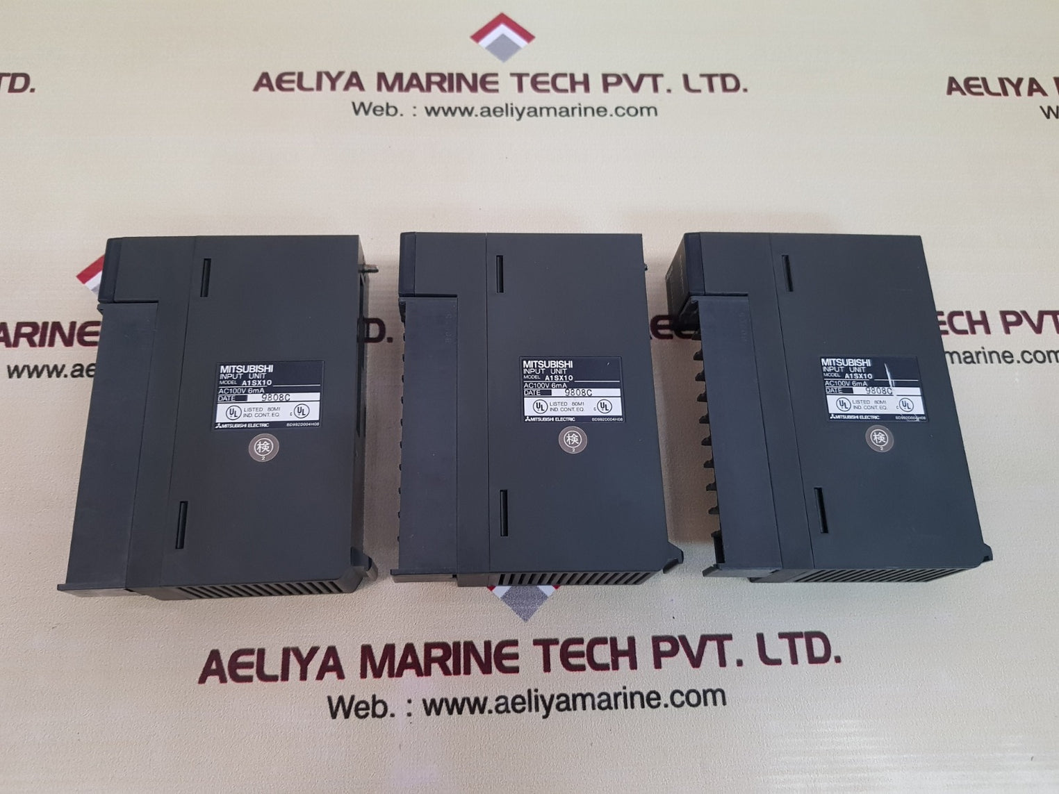 Mitsubishi a1sx10 programmable controller module ac100v 6ma