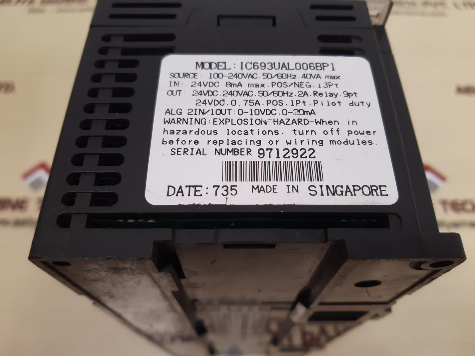 Ge fanuc series 90 micro ic693ual006bp1 programmable controller