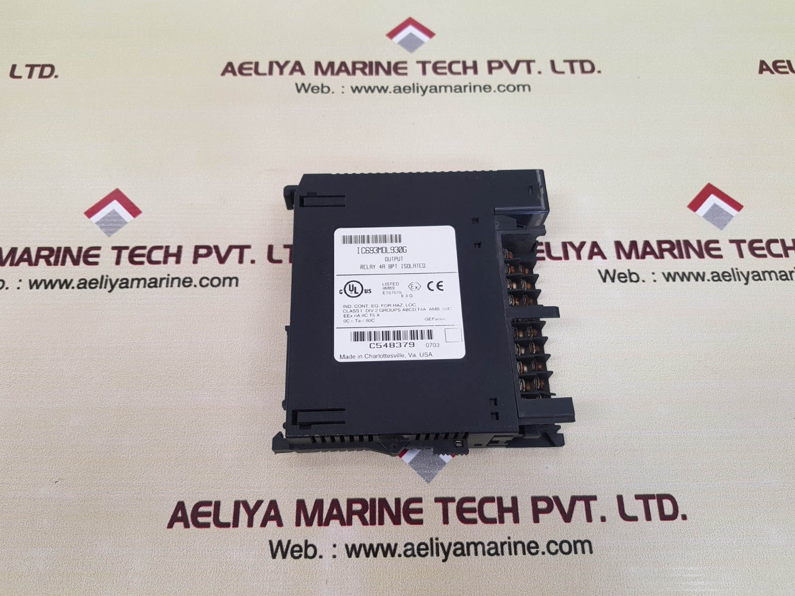 Ge fanuc ic693mdl930g output module relay