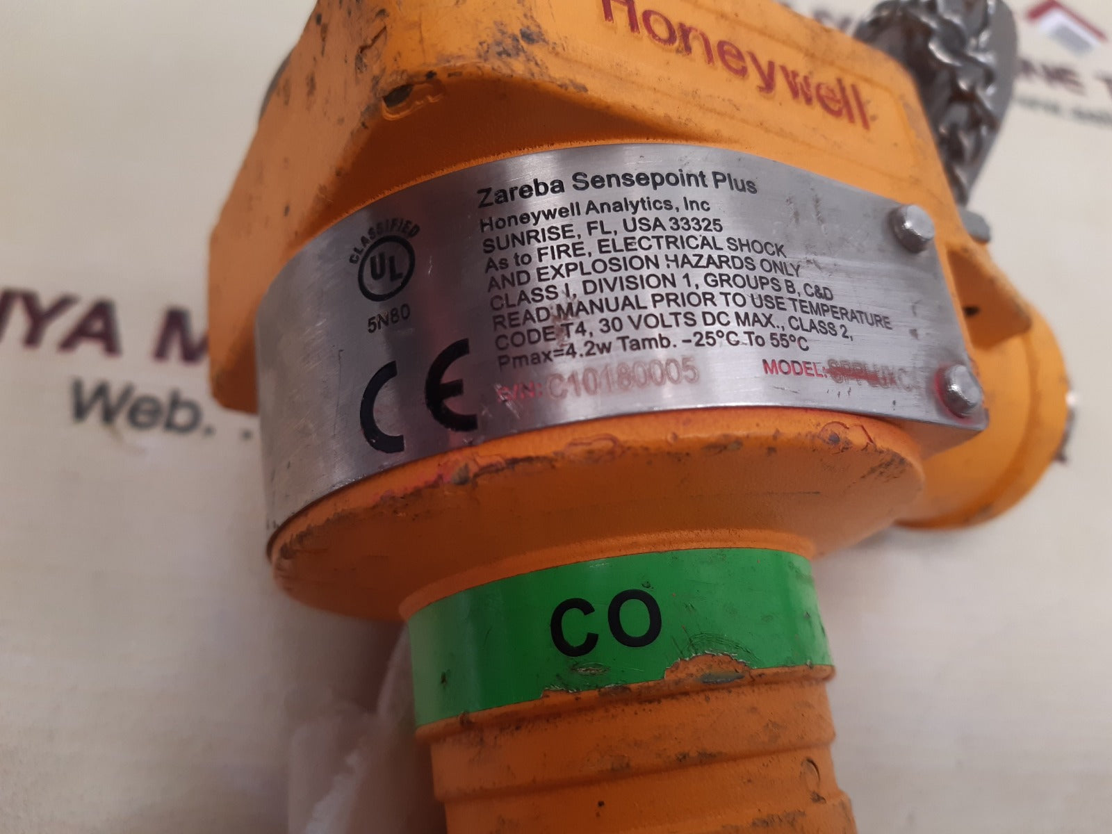 Honeywell sppluxc1 gas detector