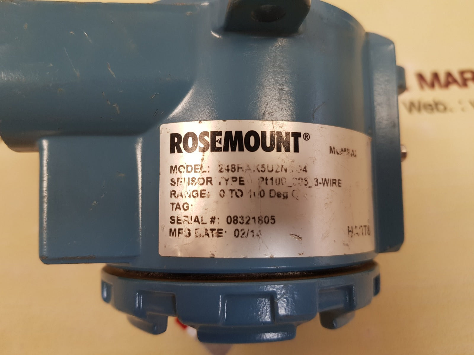 Rosemount 248 temperature assembly – Aeliya Marine Tech®