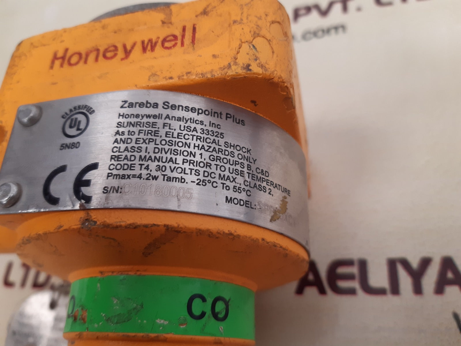 Honeywell sppluxc1 gas detector