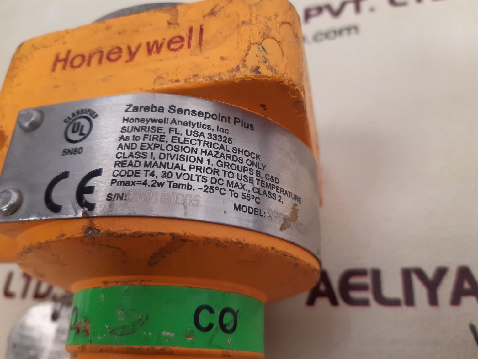 Honeywell sppluxc1 gas detector