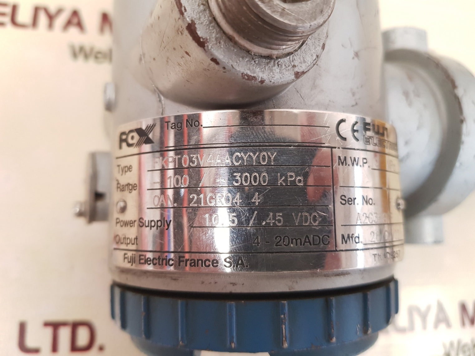 Fuji electric fcx fkpt03v4aacyy0y pressure transmitter