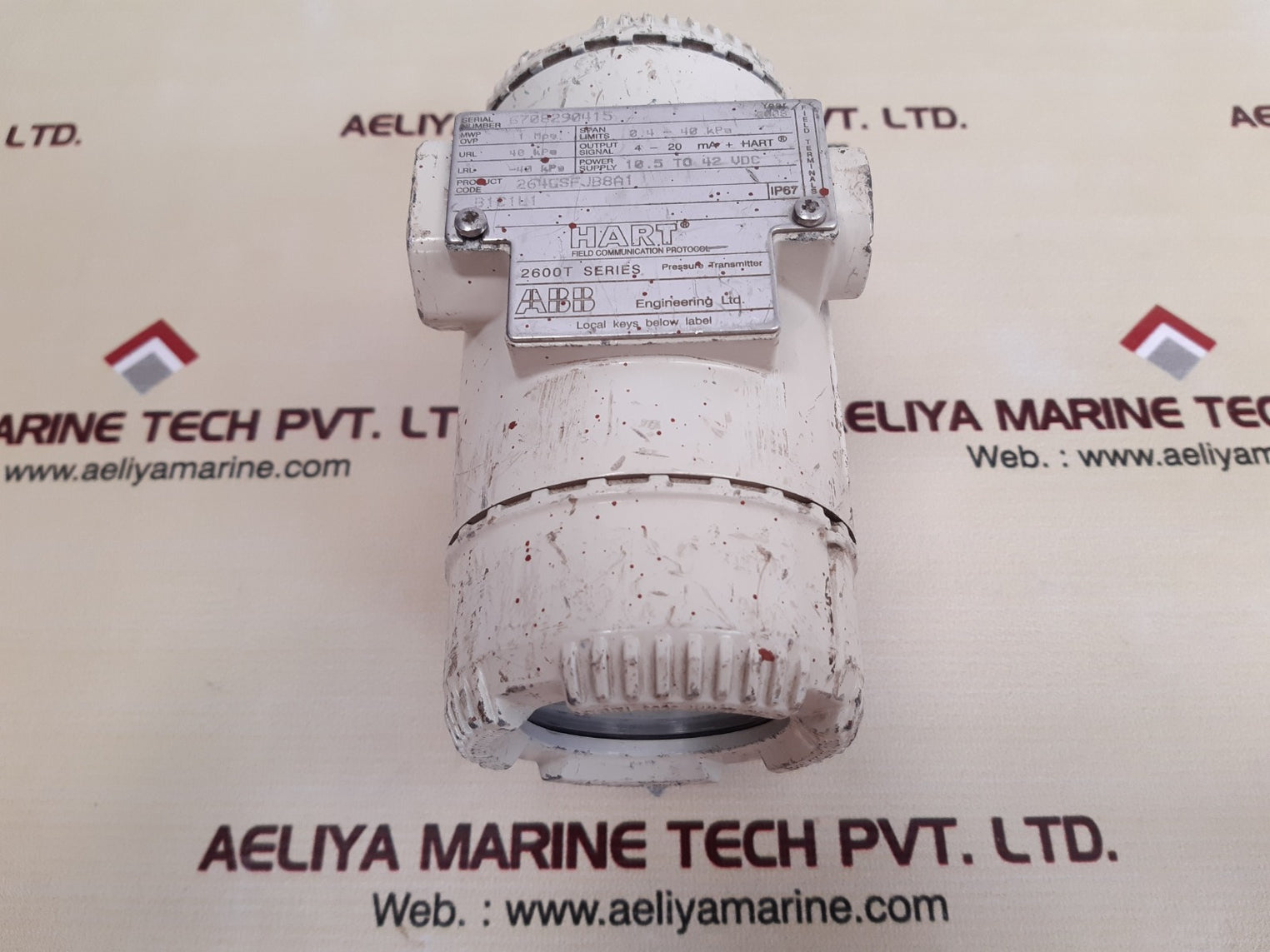 Abb 2600t series pressure transmitter 264gsfjb8a1 