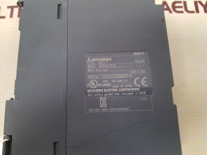 Mitsubishi melsec-q q00cpu cpu unit