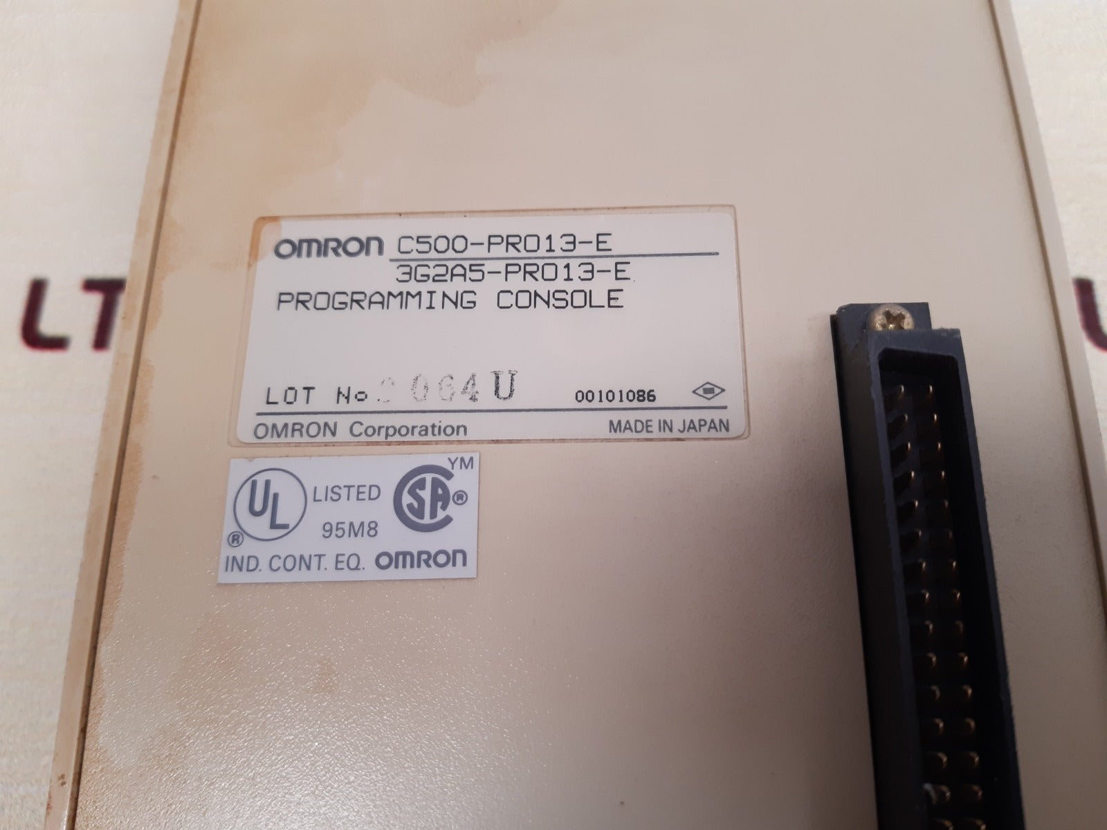 Omron pro13 c500-pr013-e 3g2a5-pro13-e programming console