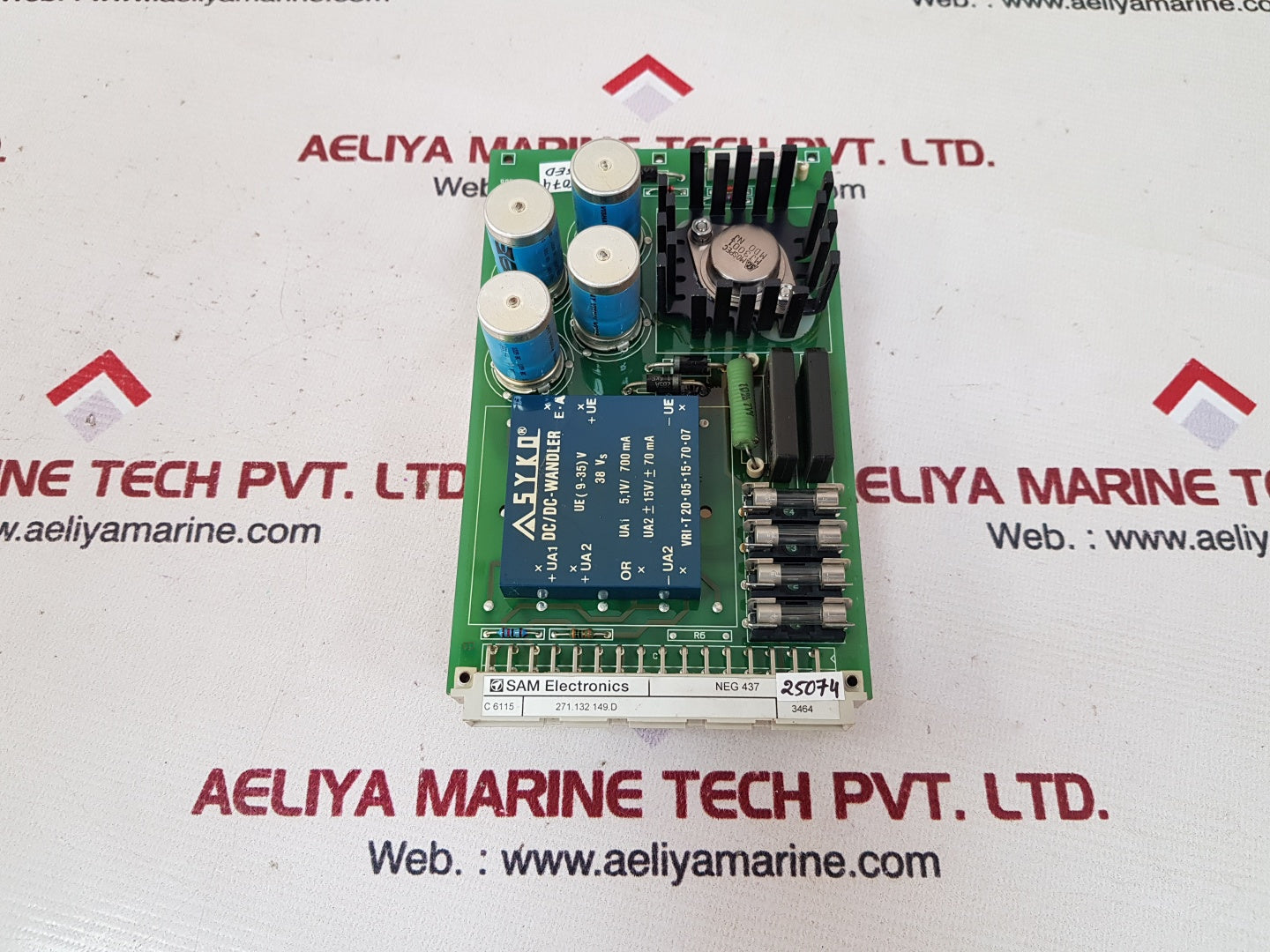 Sam electronics neg 437 pcb card 271.132 149/d