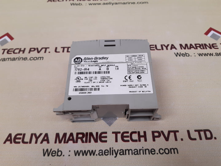 Allen-bradley 1762-ir4 ser.a micro logic resistance input module