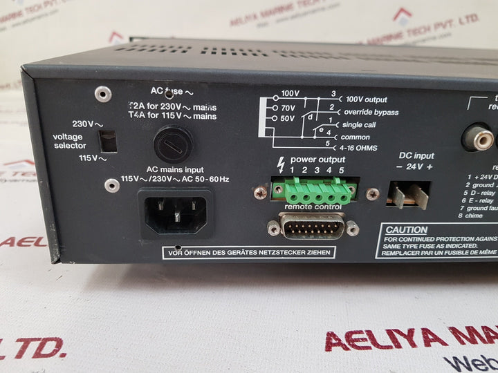 Dynacord mv 200a mixer amplifier