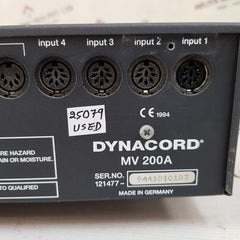 Dynacord mv 200a mixer amplifier