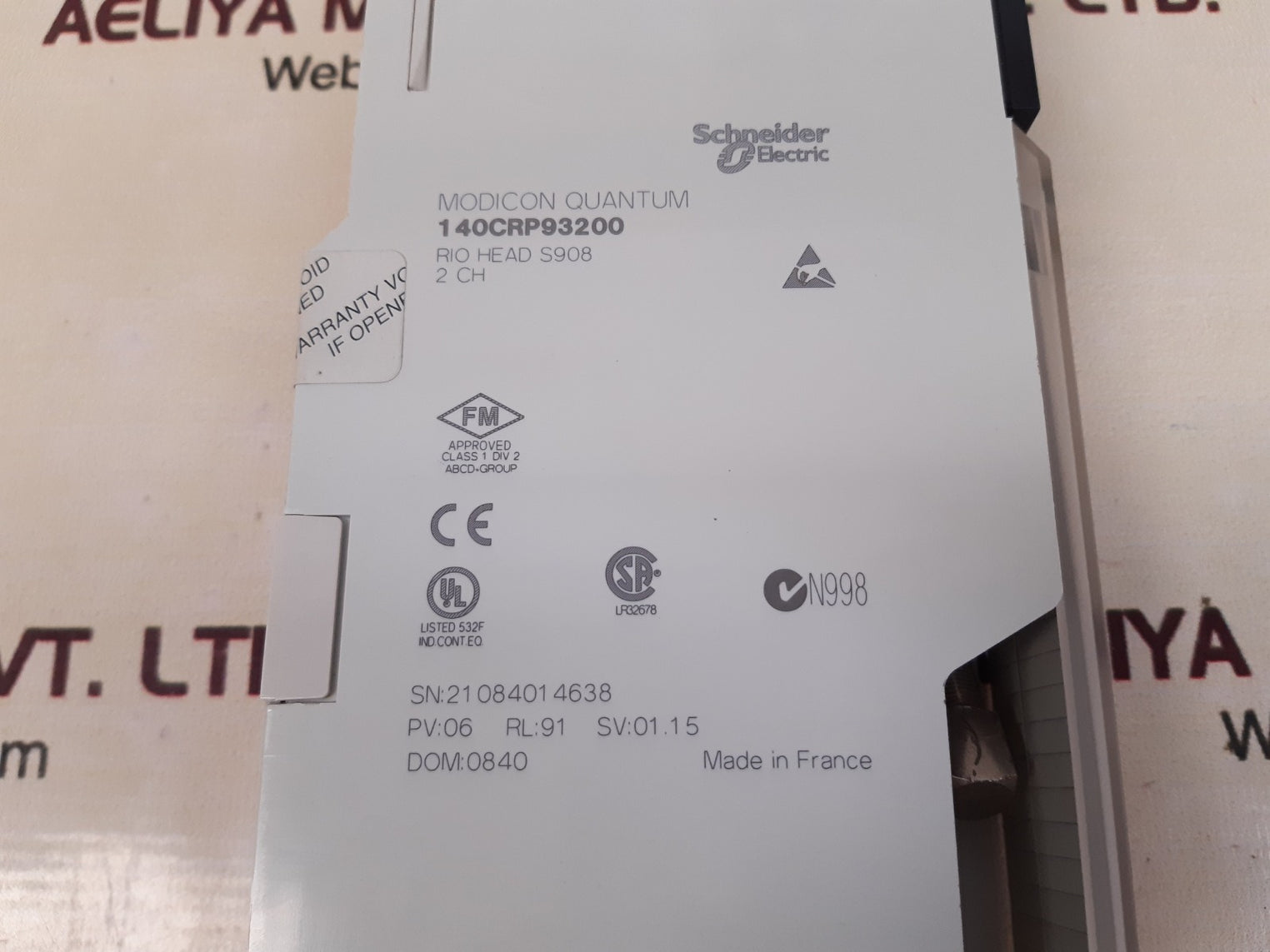 Schneider modicon quantum 140crp93200 rio head module