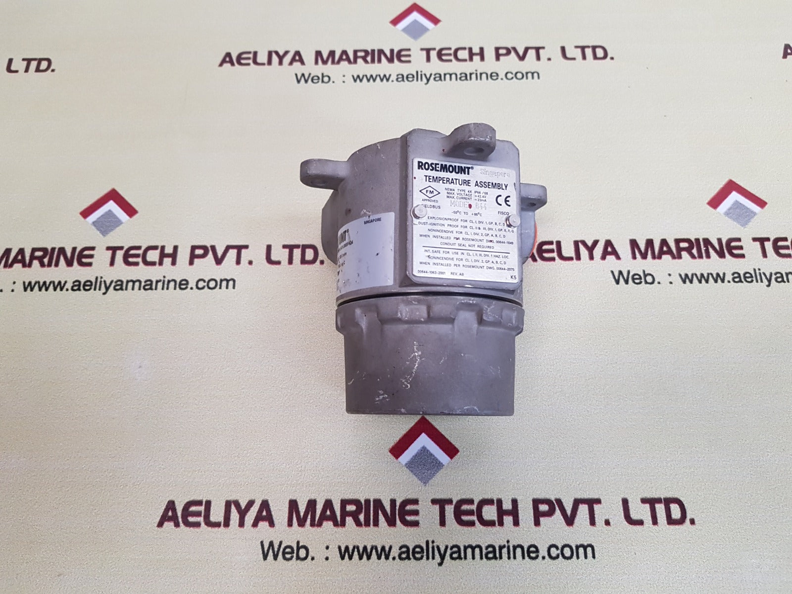 Rosemount 644hfk5a01j8m5f6q4 temperature transmitter