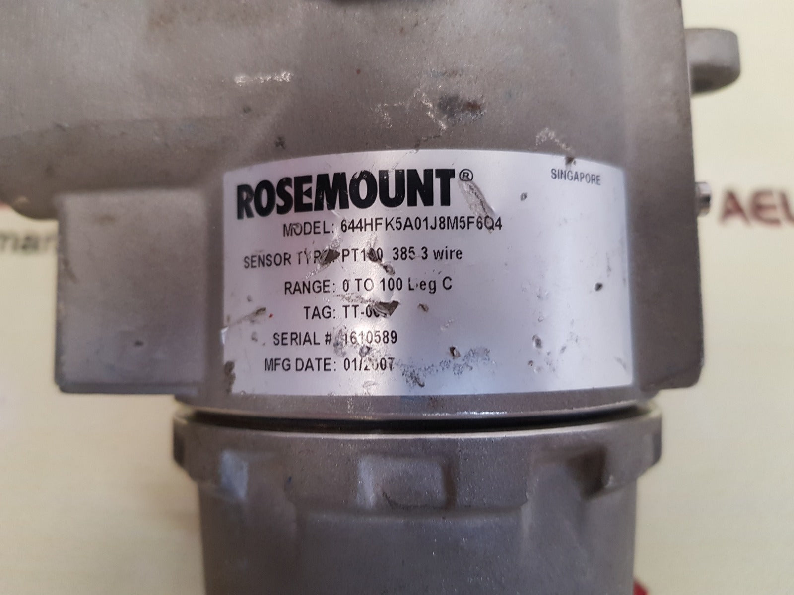 Rosemount 644hfk5a01j8m5f6q4 temperature transmitter
